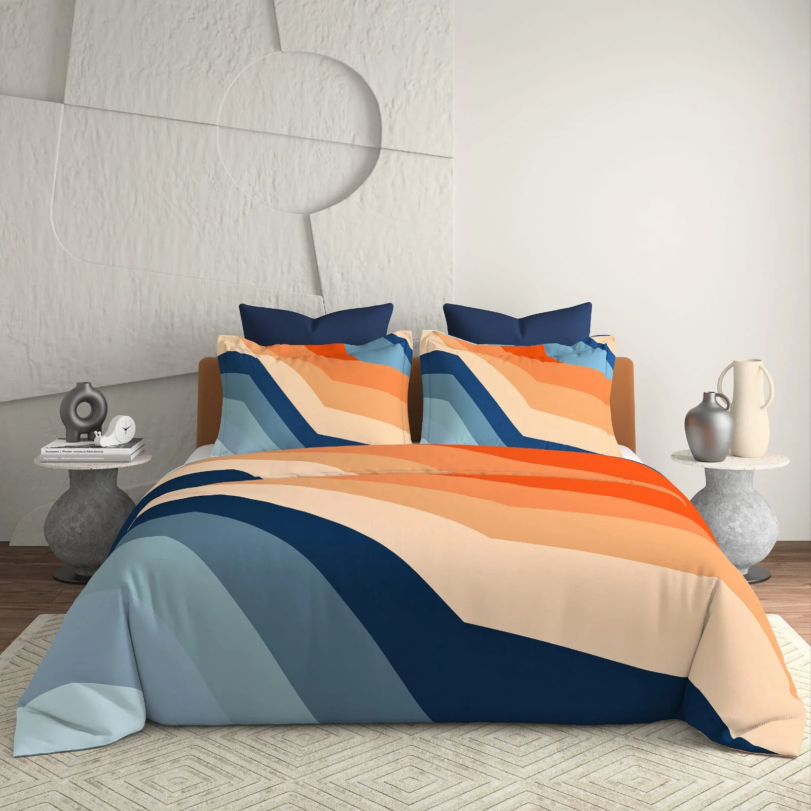 ABSTRACT KING SIZE  BEDSHEETS